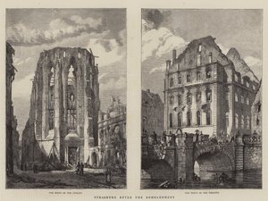 Strasburg após o bombardeio